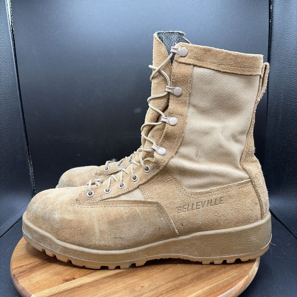 Belleville 790 ST Boots Mens Size 12 R Steel Toe Vibram Gore-Tex Military Combat